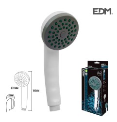 Mango de ducha - anticalcareo - color blanco - edm