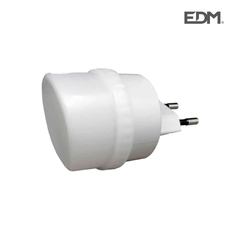 PILOTO NOCHE CON LED REDONDO BLANCO EDM