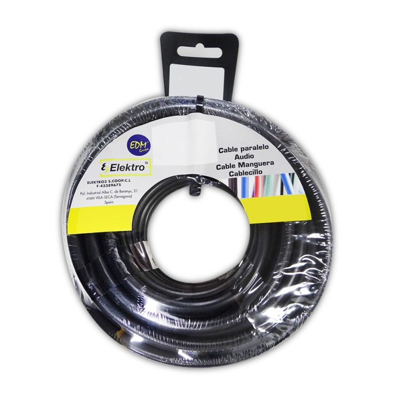 CARRETE ACRÍLICO NEGRO 2X1,5 5MTS