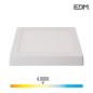 Downlight led superficie 20w 1500 lumens 4.000k luz dia blanco edm