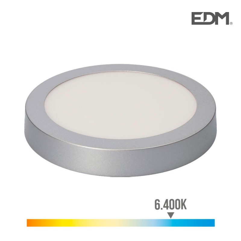 DOWNLIGHT SUPERFICIE REDONDO LED CROMO 20W