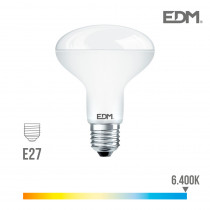 Bombilla reflectora led r80 e27 10w 810 lm 6400k luz fria edm