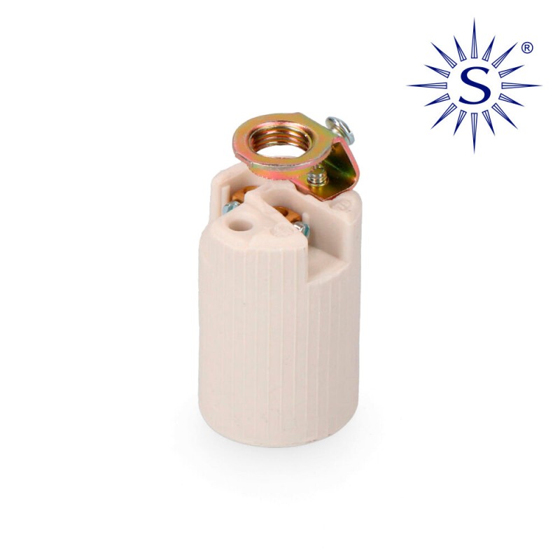 Portalámparas porcelana
E-14 dia.2,5cm largo 4cm
Solera