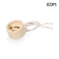 Portalámparas halógeno gu-10 2A-250C - 15cm cable - EDM