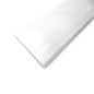 Burlete bajo puerta flexible blanco 1m Burlete bajo puerta flexible blanco 1m