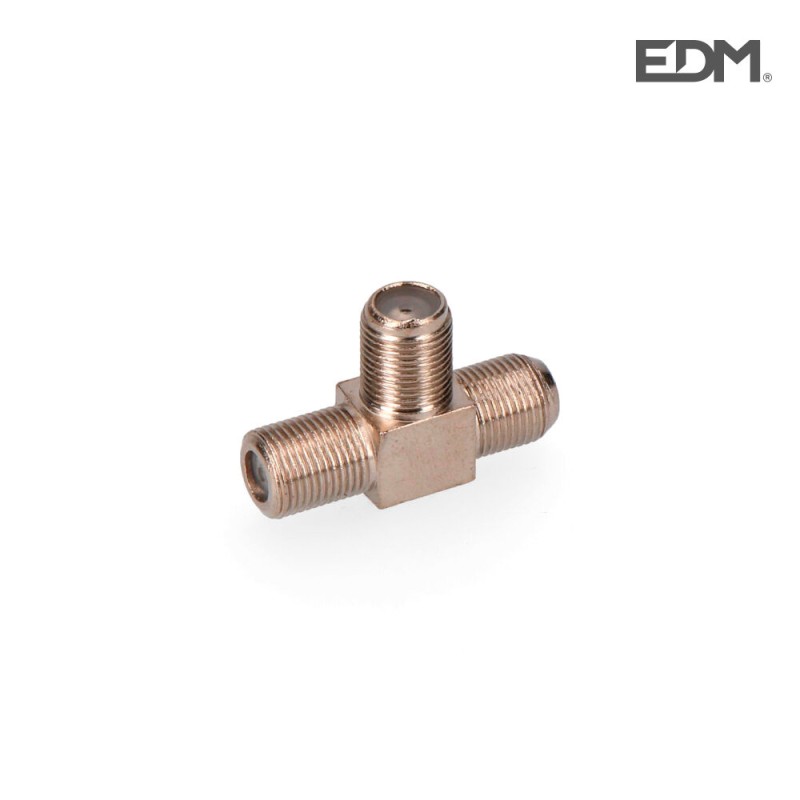 CONECTOR DERIVADOR "F" FORMA "T" CONECTOR DERIVADOR "F" FORMA "T"