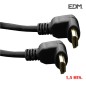 CONEXIÓN HDMI SUPRA ACODADA 1,5MTS EDM
