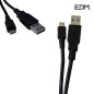 Cable conector usb a micro usb 1,8m