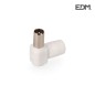 CLAVIJA TV ACODADA 9,5MM EDM