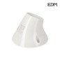 Portalámparas zócalo - curvo retractilado - E27 - EDM