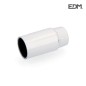 Portalámparas bk. reforzado - E-14 - blanco retractilado - EDM