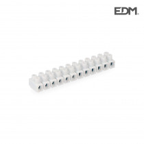 Regleta conexion 2.5 mm a 4mm homologada blanca retractilada edm