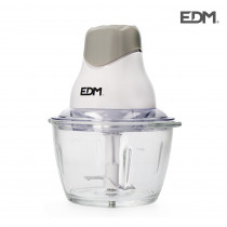 Picadora con recipiente de cristal - 320w - edm
