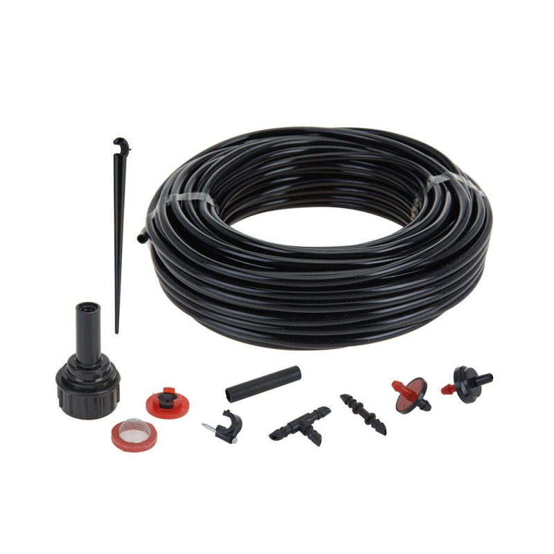 Kit micro riego (goteo) 71 piezas 23mts.