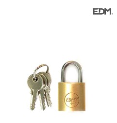 Candado laton arco normal 25x15mm blister