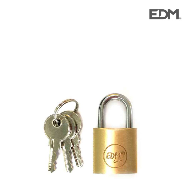 Candado laton arco normal 25x15mm blister incluido 3 llaves (silca gl1
- jma
- glo-22d)