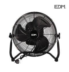 Ventilador industrial oscilante negro 60w  ø aspas 40 cm edm