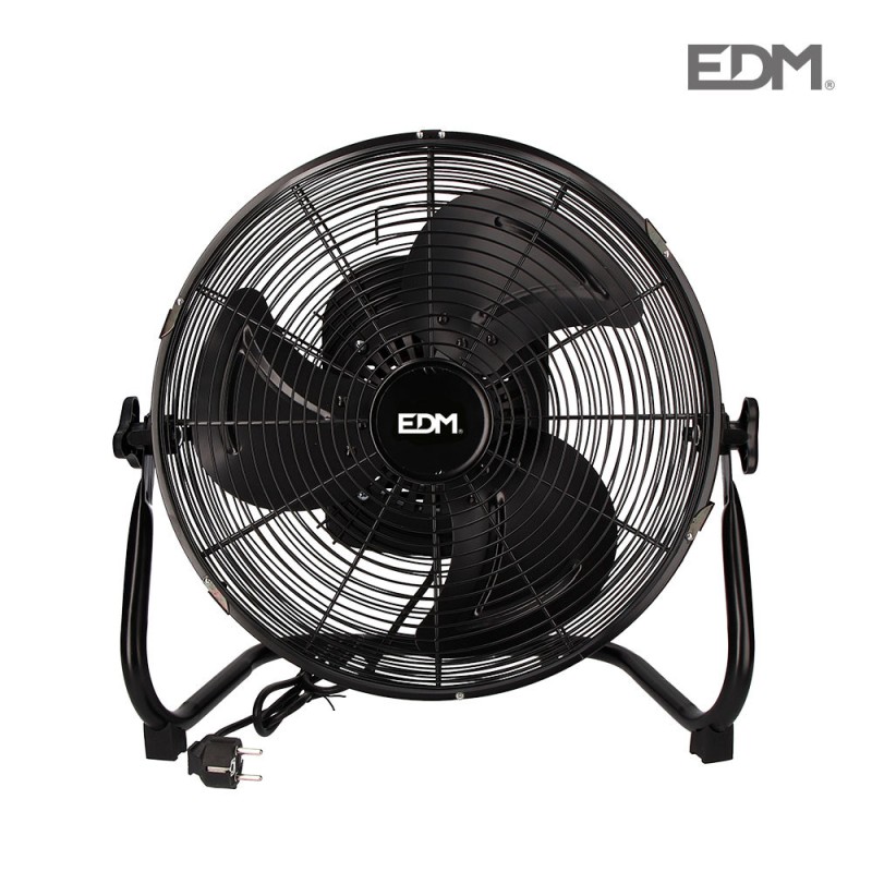Ventilador industrial oscilante negro 60w ø aspas 40 cm 3