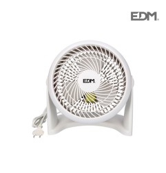 Ventilador 2 en 1 ( suelo y pared ) blanco 50w  ø aspas 18 cm edm