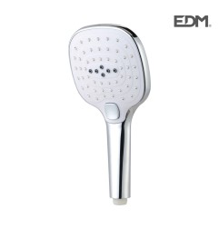 Mango de ducha - square - 3 funciones - cromado - edm