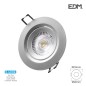 Downlight led empotrable 5w 380 lumen 6.400k redondo marco cromo edm enclavamiento
ø7,4cm
