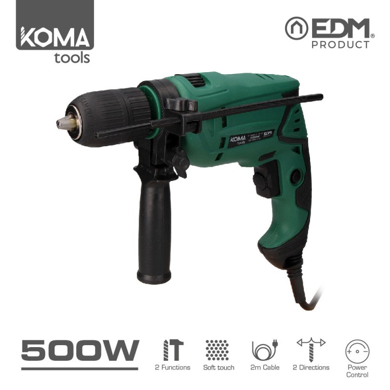 TALADRO PERCUTOR KOMA TOOLS 500W