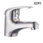 Grifo monomando de lavabo
- con cartucho ceramico
- (incluye latiguillos) 10x11 cm
- edm