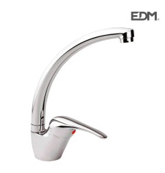 Grifo monomando de fregadera - caño alto - edm