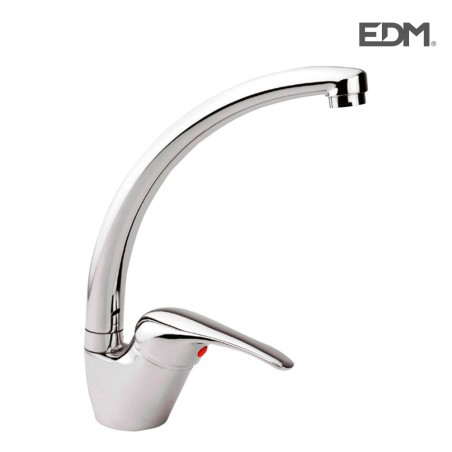 Grifo monomando de fregadera - caño alto - edm