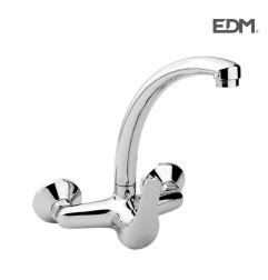 Grifo monomando fregadera - caño alto - empotrado edm