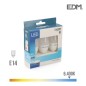 Kit 3 bombillas vela led e14 5w 400 lm 6400k luz fria
ø 3,6 x 10,3 cm 25000h ac 220-240v clase a+ 200° edm