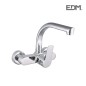 Grifo monomando fregadero caño alto empotrado edm