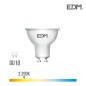 Bombilla dicroica led gu10 8w 600 lm 3200k luz calida
ø 5 x 5,5 cm 25000h ac 220-240v clase a+160° edm