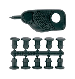 Pack punzon y 10 tapones blue bird