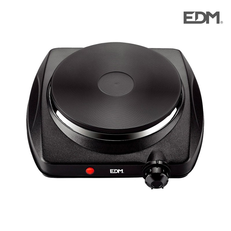 COCINA ELÉCTRICA NEGRA 1.400W 1 FUEGO COCINA ELÉCTRICA NEGRA 1.400W 1 FUEGO