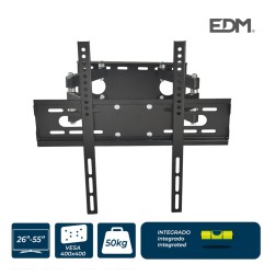 Soporte plasma/lcd/led de 26-55 pulgadas 50kg max vesa 400x400mm  edm