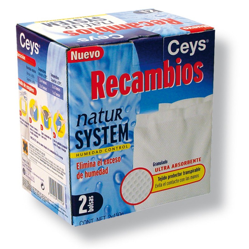 RECAMBIO SALES ANTIHUMEDAD 2X450GR