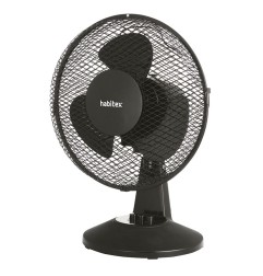 VENTILADOR SOBREMESA S23 NEGRO HABITEX