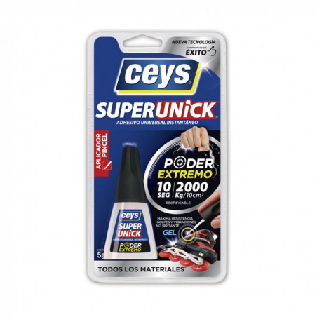 Adhesivo instantáneo CEYS Superunick pincel, 5gr