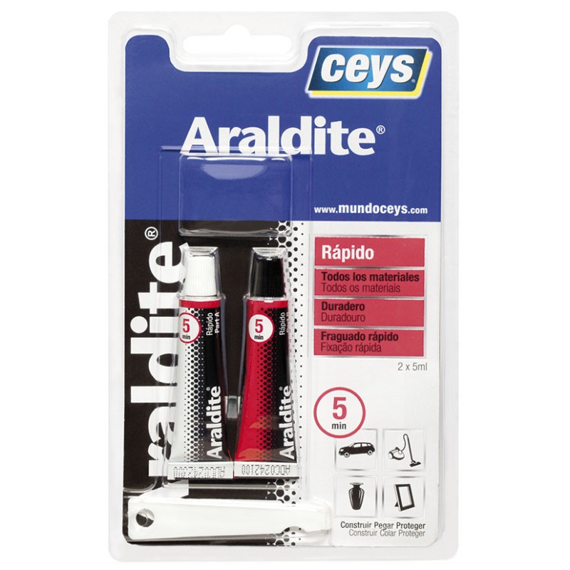 ARALDIT RAPIDO PEQUEÑO 5+5 ML CEYS