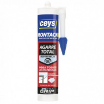 Adhesivo montaje CEYS Montack xpress translúcido, 315gr