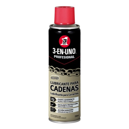 LUBRICANTE PARA CADENAS 3 EN 1 250ML