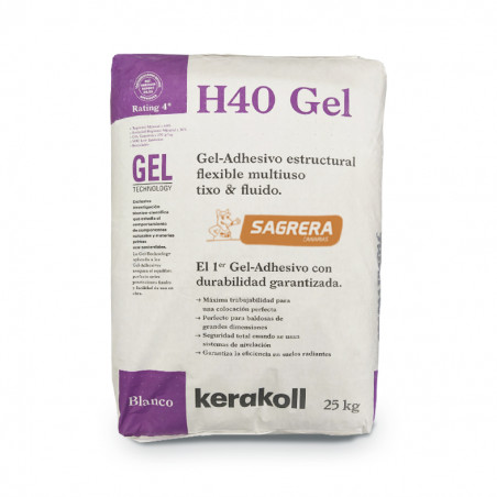 KERAKOLL H40 GEL BLANCO 25KG