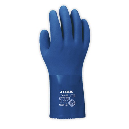 GUANTE PVC CON SOPORTE ALGODÓN 5656
