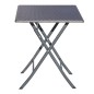 MESA POLIETILENO RATAN PLEGABLE 61,5X61,5X73CM