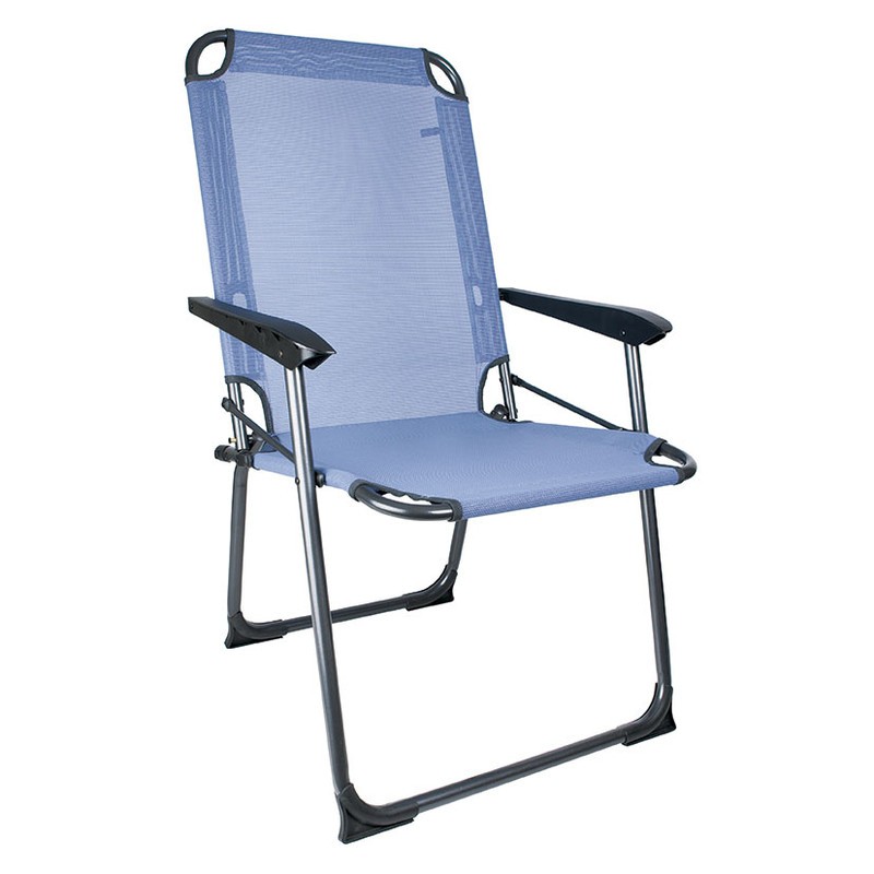 SILLÓN FIJO ALUMINIO 44X41,5XH95CM