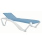 TUMBONA ACQUA 73X190X35CM BLANCA/AZUL