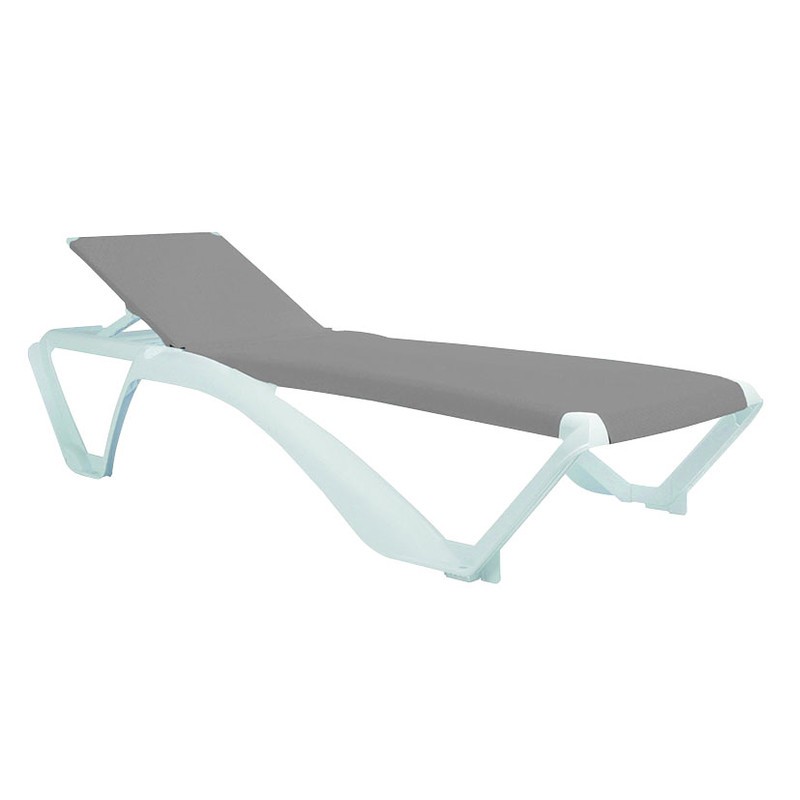 TUMBONA ACQUA 73X190X35CM BLANCA/ARENA