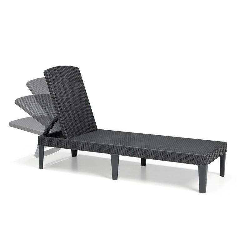 TUMBONA JAIPUR 187X58XH29CM GRAFITO