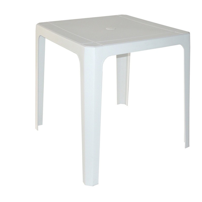 MESA BEACH BAR 70X70CM BLANCA